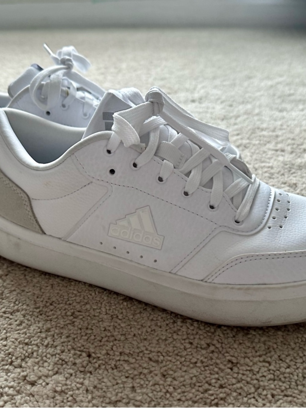 Adidas Park St White Low-Top Sneakers